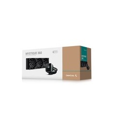 Deepcool Mystique 360 Water Cooler 1-Pack - Powerful 120 mm Black Radiator for Ultimate Gaming Performance